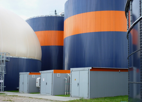 Neubau Betriebsgebäude der Biogasanlage
